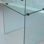 Gallotti & Radice Bijzettafel Vintage Design Side Table Glas thumbnail 6