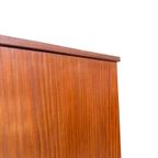 Vintage Compacte Kledingkast Wandrobe Jaren 60 Teak Kast thumbnail 20