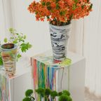 Zuiver Conic Vase M Black/white thumbnail 8
