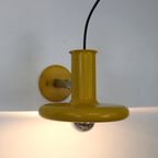 Top Design Fog & Morup Gele Wandlamp - Model Optima 5 - Ontworpen Door Hans Due - Midcentury thumbnail 3