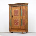 Antieke Beschilderde Bruidskast 1764 thumbnail 12