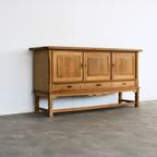 Brutalist Dressoir | Eiken | Sideboard | Jaren 60 | Deens (2) thumbnail 11