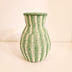 Retro Sisal Vaas Fifties Stijl Vaas thumbnail 2