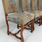 Beech Os De Mouton Tapestry Chairs (Set Of 6) thumbnail 12