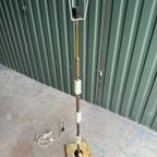 Brocante Staande Lamp, Onyx Marmer Messing thumbnail 5