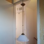Vintage - Hanglamp - Plafondlamp - Uitschuifbare Stang -glas thumbnail 3