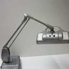 Dazor Bureaulamp/ Goudsmidlamp Met Vergrootglas Loep, Ca 1950 thumbnail 3