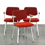 Set Van 3 Vintage Design Stoelen Van Friso Kramer Voor Ahrend De Cirkel Uit Eind Jaren ’60 thumbnail 2