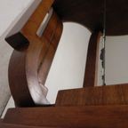 Art Deco Spiegel, Kleedspiegel Voor In De Hal, Jaren 30 thumbnail 5