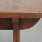Luxe Antieke Halbank/ Bank Uit Frankrijk Voor Aan De Eettafel Met Prachtige Originele Details thumbnail 4