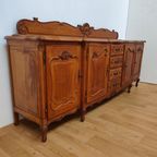 Vintage Louis Xv Wandkast Buffetkast Dressoir Ladekast 205 thumbnail 11