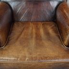 Grote In Goede Staat Verkerende Comfortabele Schapenleren Armchair Met Mooie Kleuren En Charmante thumbnail 7