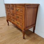 Vintage Queen Ann Ladekastje, Commode Dressoir Ladekast Badkamermeubel 307 thumbnail 16