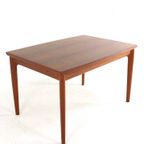Grete Jalk Voor Glostrup Verlengbare Rechthoekige Eettafel Vintage thumbnail 15