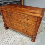 Antieke Ladekast Dressoir Commode Louis Philippe thumbnail 17