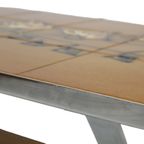 Vintage Keramische Salontafel Tegeltafel Adri Belarti Seventies Design 109Cm thumbnail 12