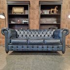 Chesterfield Ingleton 3-zits - Antiek Blauw thumbnail 2