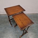 Antieke Mimiset Bijzettafel Set thumbnail 13