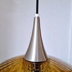 Vintage Okergele Glazen Lamp thumbnail 6