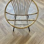 Rohé Noordwolde Rotan Bamboe Fauteuil 1960 thumbnail 12