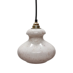 Vintage Hanglamp Met Glazen Opaline Kap thumbnail 2