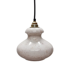 Vintage Hanglamp Met Glazen Opaline Kap thumbnail 4