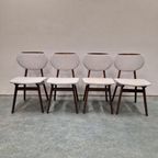 4 Vintage Eetkamerstoelen 4 Vintage Stoelen Bekleed thumbnail 3