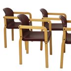 Set Van 6 Vintage Design Stoelen Dolmas Kembo Jb Meijer Jaren 80 thumbnail 10