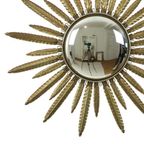 Mid Century Verkoperd Metalen Zonnespiegel Deknudt Convex 55Cm thumbnail 13