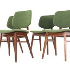 Set 4 Eetkamerstoelen Vintage Gestoffeerd 'velsen' Nederlands thumbnail 16