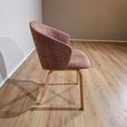 4x Arco Close Eetkamerstoelen - Showroomstaat - Roze - Blauw thumbnail 9