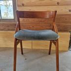 4 Deense Teak Eetkamerstoelen Van Dyrlund thumbnail 5