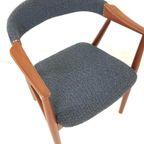 Deense Vintage Farstrup Stoel Blauw Model 213 Thomas Harlev thumbnail 5