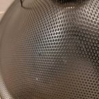 Vintage Postmodern Geperforeerde Metalen Hanglamp, Zwaart thumbnail 12