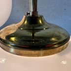 11x Art Deco Xl Hanglampen – Opaline En Messing thumbnail 17