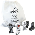 Keith Haring Schaakspel Zwart/wit Nieuw!! thumbnail 17