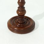 Decorative Solid Wooden Pedestal Plant Table 1960S thumbnail 7