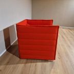 Vitra Alcove Plume - Fauteuil - Rood - Stof - Design thumbnail 8