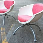 Set 2 Vintage Gubbo Swivel Fauteuils, Mia Lagerman, Ikea thumbnail 16