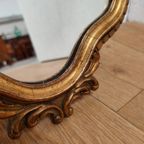 Vintage Hollywood Regency Barok Rococo Spiegel Kuifspiegel 5 thumbnail 3
