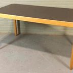 Vintage Eettafel / Bureau, 140 Cm X 70 Cm thumbnail 8