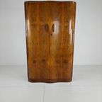 Prachtige Engelse Art Deco-Kast Van Wortelnotenhout – Jaren 30 thumbnail 7