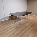 Thonet A320 Eettafel + 6 Rosé Stoelen - Hout - Zwart -Design thumbnail 13