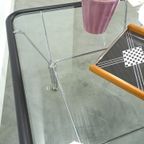 Glazen Jaren 70 Salontafel Met Chromen Onderstel thumbnail 6