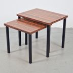 Vintage 2 Bijzettafel Nesting Pastoe Mimiset ´60 Mid Century thumbnail 6