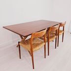 Vintage Deens Design Stoelen, Niels Otto Møller 1960, Teak thumbnail 12