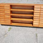 Vintage Houten Schoolkast Ladekast Jaren '60 thumbnail 14