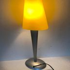 Jaren 90 Ikea Bedlamp / Tafellamp Met Geel Glazen Kapje thumbnail 8