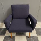 Purple Arm Chair By Jitona 1970s thumbnail 9