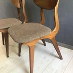 Set Vintage Louis van Teeffelen Eettafelstoelen Jr. 60 thumbnail 6